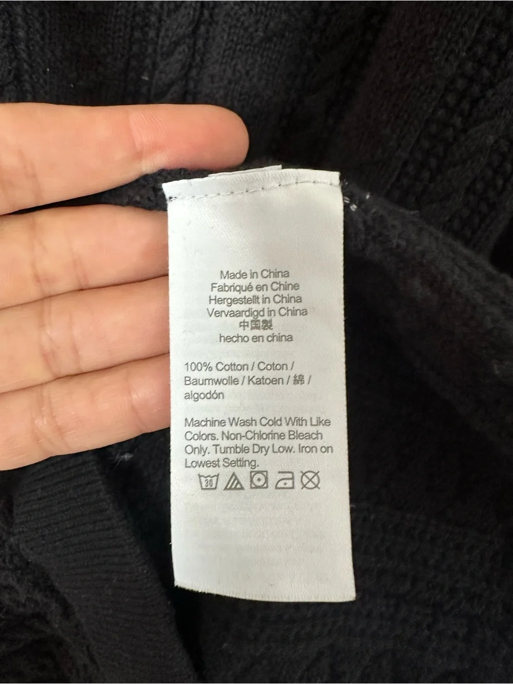 J. Crew Black Short Sleeve Guernsey Stitch Polo Cardigan Sweater Button Front L